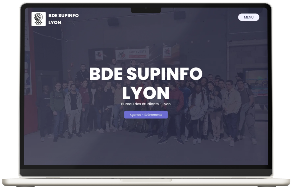 Mockup site - BDE Supinfo Lyon